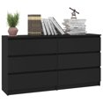 thumbnail image 6 of vidaXL Sideboard Chipboard Drawer Side Cabinet Storage Cupboard Multi Colors, 6 of 30