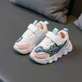 thumbnail image 2 of Boys Cute Dinosaur Running Shoes Toddler Fashion Light Up Slip On Sneakers Breathable Non Slip Walking Shoes, 2 of 6