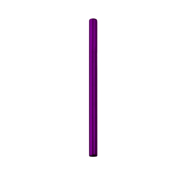 8.5-Inch Stainless Steel Drinking Straw, Reusable 0.4-Inch Wide Straight Metal Straw for Smoothies, Milkshakes, and Thick Beverage Supplies Drinking Straws #B4 Purple_061