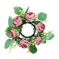 thumbnail image 3 of Household Imitation Clearance! Peony Candlestick Wreath Simulation Flowers European Holiday Decorations Wedding Desktop Decorations Home Decoration Outdoor Indoor Garden Home Decoration, 3 of 7