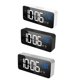 thumbnail image 5 of Inteprter Reloj con espejo LED, pantalla de temperatura USB, música de cabecera, reloj electrónico para niños y estudiantes Decoración del hogar negro Inteprter HA001222-02, 5 of 6