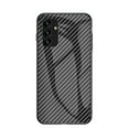 thumbnail image 1 of SaniMore Cover Compatible with Samsung Galaxy A14 5G 6.6" 2023, Rugged Carbon Fiber Glass Backplane Shockproof TPU Bumper Luxury Eye-catching Anti-drop Heavy Duty Protective Case, Black, 1 of 10
