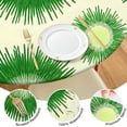thumbnail image 4 of Green Tie Dye Sunburst Pattern Round Fitted Tablecloth with Elastic Edge,Dining Table Cover Waterproof,Outdoor Round Tablecloth for Camping,Dining,Indoor and Outdoor, 4 of 7