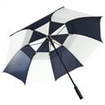 thumbnail image 3 of JP Lann Golf StormMaster Umbrella 62" Double Canopy Blue and White, 3 of 5