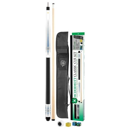Mcdermott Pearl Cue - MCDRMT-KIT5 - McDermott Classic Pool Cue Kit - White by McDermott