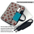 thumbnail image 2 of Lsque Leopard Print Rose Pattern Laptop Bag – Portable & Slim Single-Shoulder Computer Case with Adjustable Strap, Protective, Lightweight for 13”/14”/15.6” Laptops, 2 of 8