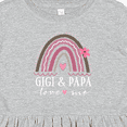 thumbnail image 4 of Inktastic Gigi and Papa Love Me Rainbow Girls Toddler Dress, 4 of 5