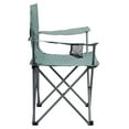 thumbnail image 4 of Ozark Trail Basic Quad Folding Outdoor Adult Camp Chair with Cup Holder, Green Goddess, 4 of 7