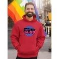 thumbnail image 2 of Coming Out Club Bubblegum Stamp Hoodie Men -Smartprints Designs, Male 3X-Large, 2 of 4