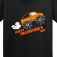 thumbnail image 4 of Inktastic Happy Valentine's Day-monster Truck Youth T-Shirt, 4 of 5