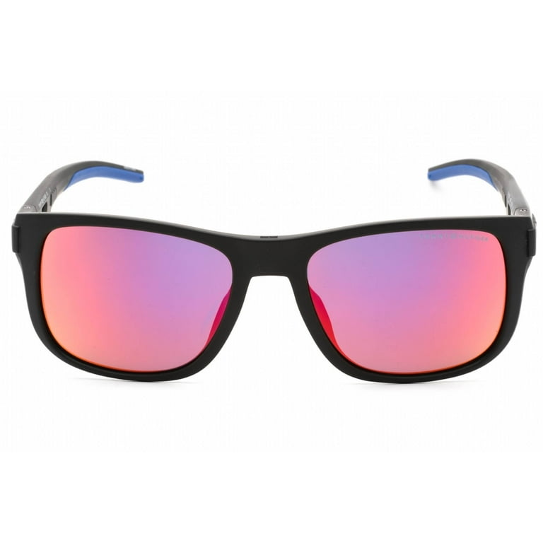 Tommy Hilfiger Grey Infrared Mirror Square Men's Sunglasses TH