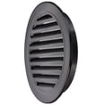 thumbnail image 1 of Tapa de Ventilación Redonda, Rejilla de Ventilación de Pared de Aleación de Aluminio para Escape Negra de 10 Pulgadas, 1 of 7