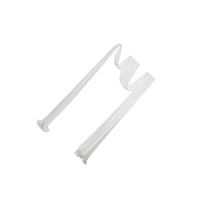 ZheElen Wedding Arch Chiffon Drape Drapery for Ceremony Reception Holiday Engagement White White 600x76cm