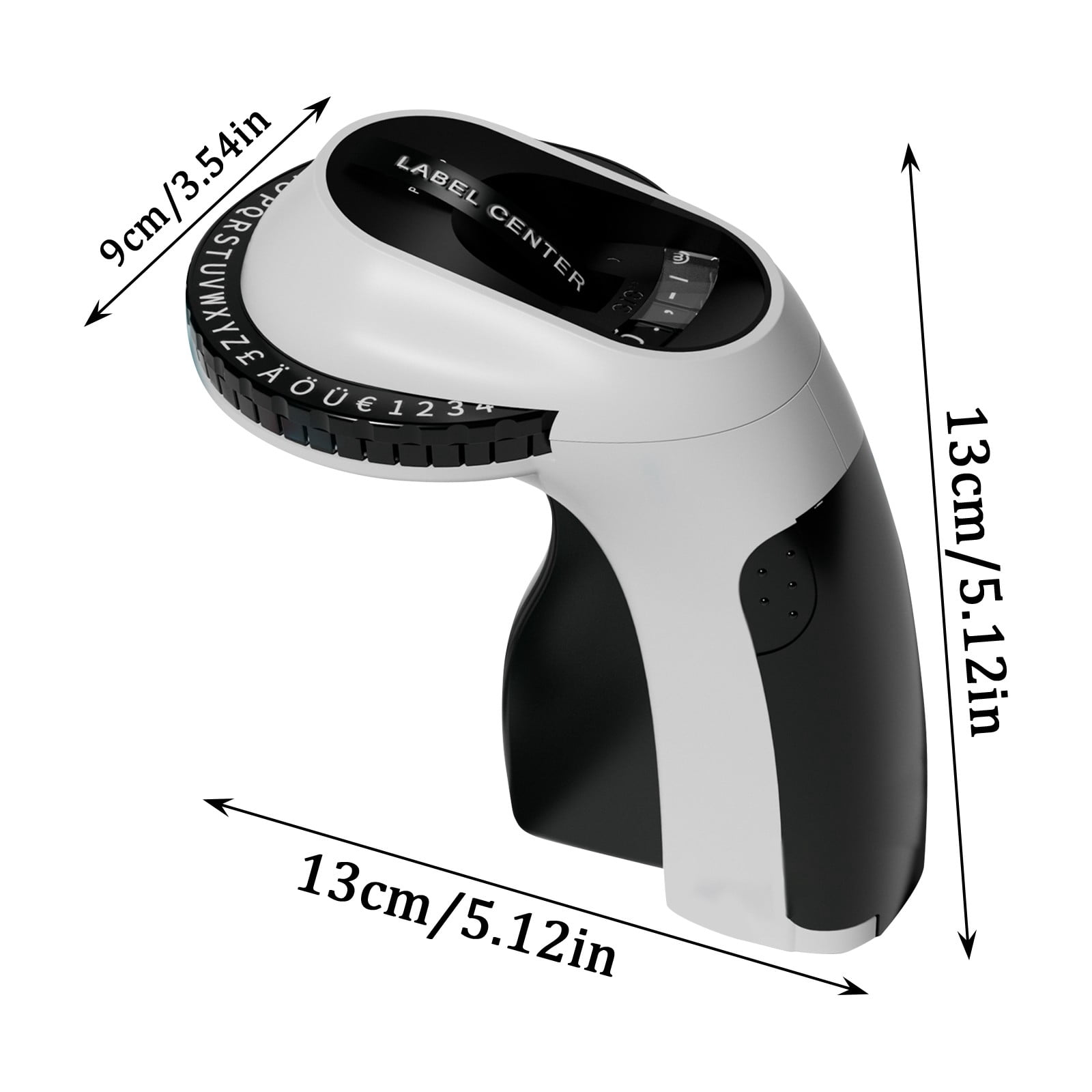 Vintage Embossing Label Maker Manual, 3D Tape Machine with 3 Rolls, Retro Handheld Labeler for Home Office Organization