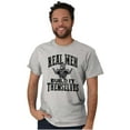thumbnail image 3 of Real Men Build Auto Mechanic Life Men's Big & Tall Crewneck Graphic Tee Brisco Brands 5X, 3 of 5