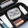 thumbnail image 6 of Portable Travel Contact Lens Case with Double Lens Holders and Storage Slot, Compact Leak-Proof Plastic Storage Box for Daily Use and On-the-Go, 6 of 6
