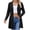 (Fashion 30)Black, variant on Women's Long Ribbed Knit Cardigan Open Front Lightweight Duster Coat with Pockets