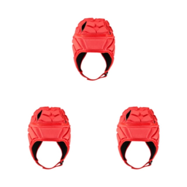 Soidarity Casco ajustable para fútbol y rugby - Casco resistente a impactos Casco de fútbol Casco rojo S Type1 NO1