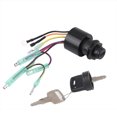 thumbnail image 1 of Boat Ignition Key Switch Assembly for Mercury Outboard Remote Control Box 87-17009A5, 1 of 11