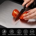 thumbnail image 3 of Titanium Cutting Boards - 3 Pack 100% Pure Titanium Cutting Boards for Kitchen, 2025 Non-Slip Kitchen Chopping Board for Meat, Vegetables and Fruits, Scratch Resistant & Easy to Clean, 3 of 8
