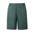 thumbnail image 2 of Garbnen Men's Golf Shorts Button Straight Leg Bermuda Shorts for Men Lightweight Breathable Casual Summer Outdoor Workout Athletic Shorts for Men with Pockets Green L, 2 of 8