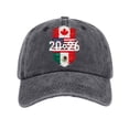 thumbnail image 3 of 2026 Soccer Fan BaseballHat USA Canada Mexico Flag Graphic Sports Hat Adjustable Strap Unisex, 3 of 6