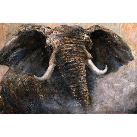 Marmont Hill "Intensity 2" by Bergerac Painting Print on Wrapped Canvas