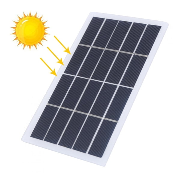 Tebru Portable 2W 5V Polycrystal Solar Panel Laminated Board Solar Component Charger