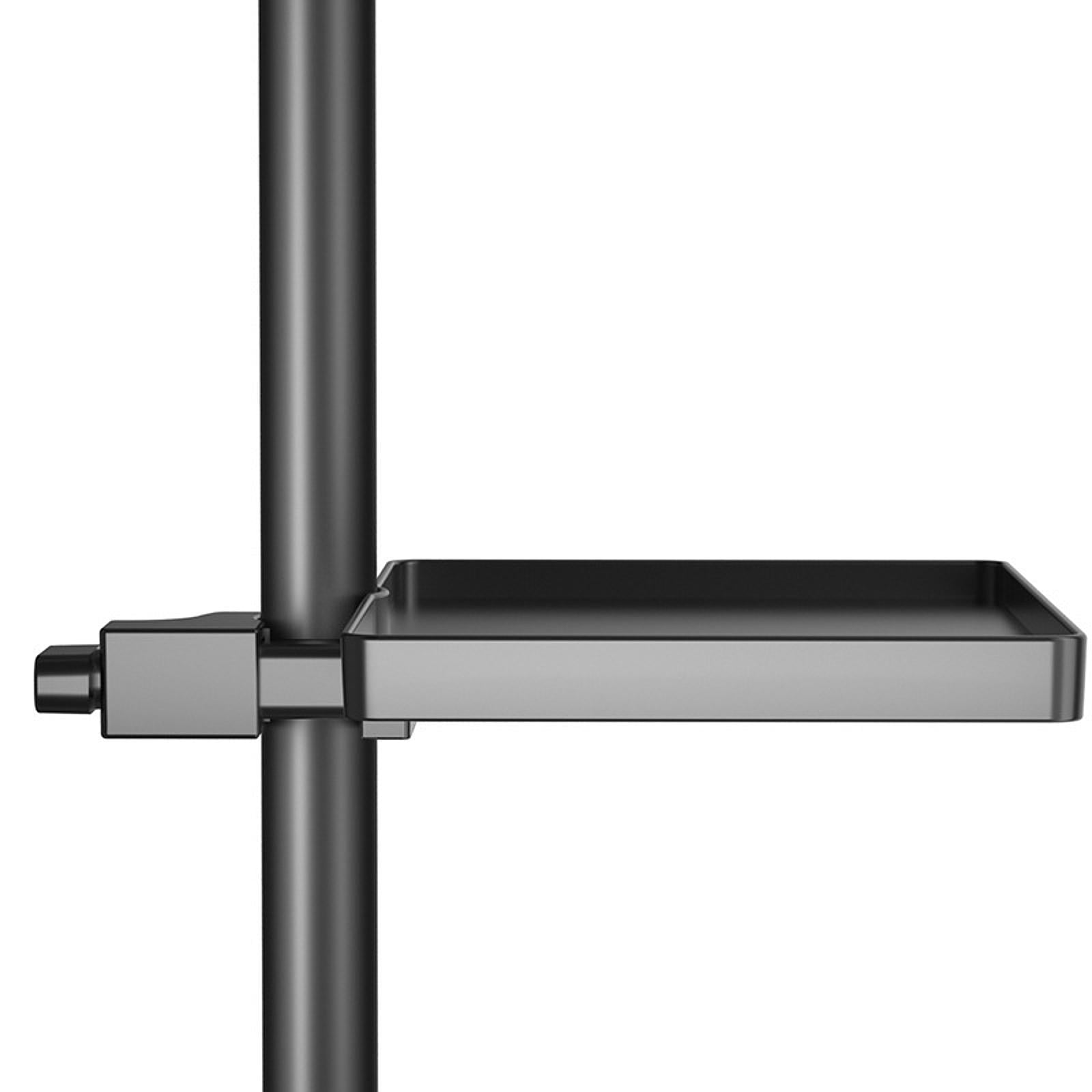 JWQFBC Mic Stand Tray Holder Multifunctional for Concert Performance Broadcast Black