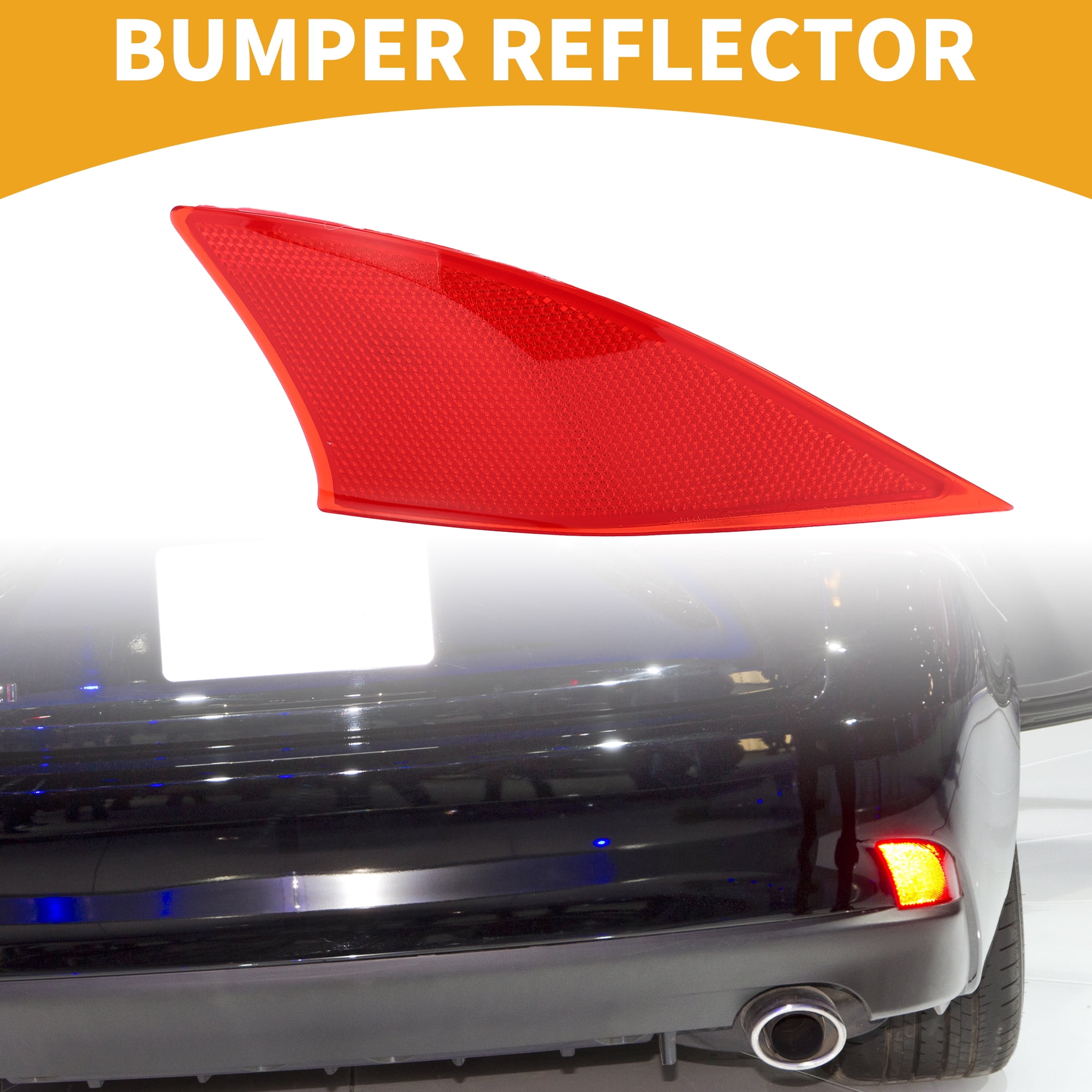 Unique Bargains Bumper Reflector - Rear Right for Lexus IS300 2018-2021
