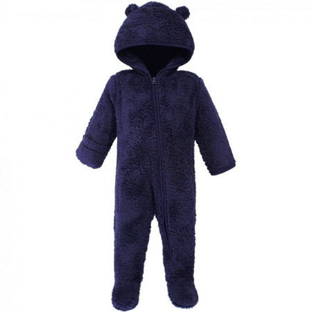 

Hudson Baby Faux Shearling Bunting 1pk Navy Bear 3-6 Months