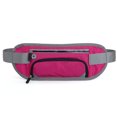 thumbnail image 1 of Guardurnaity Riñonera con cremallera para acampar, senderismo, correr, trotar, cinturón, teléfono, linterna, botella de agua, riñonera ajustable riñoneras Rosa roja Guardurnaity AP014626-05, 1 of 6
