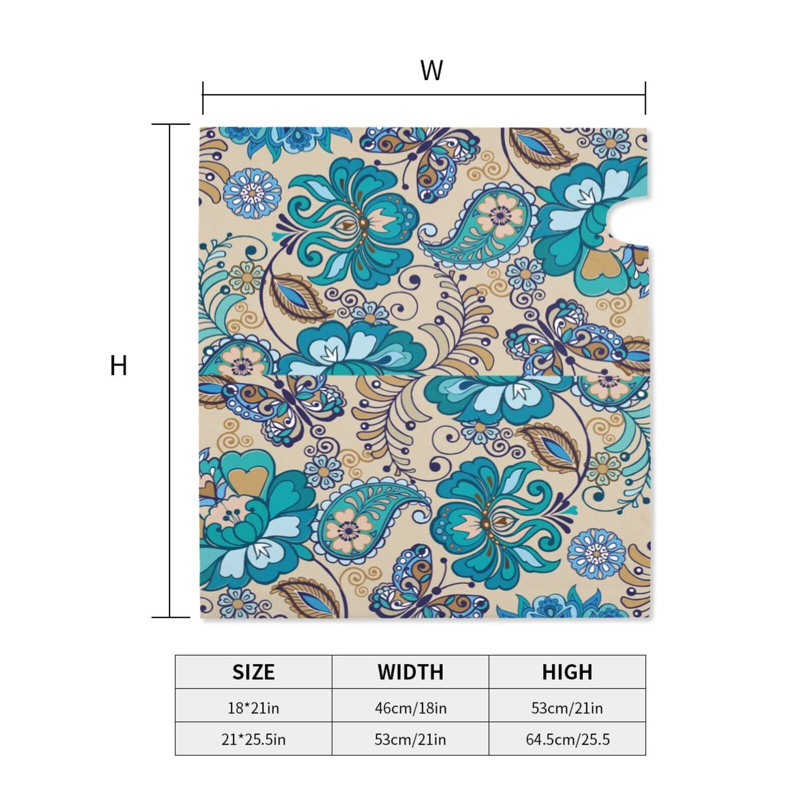 Xecao Vintage Floral Butterflies for Mailbox Cover with Magnetic Strips, Waterproof and Sunscreen, Adds a Decorative Touch to Your Garden Yard.