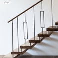 thumbnail image 3 of Wildnix Set of 16 High-Strength Iron Metal Balusters, Wrought Iron Balusters with&nbsp; Black Finish, Ideal for Staircase and Balcony Protection, 3 of 6