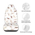 thumbnail image 4 of Yiaed Leopard Print Print Car Seat Covers,Universal Auto Seats Protector Fits for Car,SUV Sedan,Truck,Automotive Seat Covers & Accessories, 4 of 5