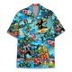thumbnail image 4 of Camisa hawaiana con estampado 3D de mono y orangután para hombre, camisas de vacaciones de verano, camisas de manga corta con botones para la calle, la playa, el surf, Aloha, 4 of 5