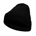 thumbnail image 4 of Winter Woolen Melon Hat Reflective Silk Knitted Hat Solid Color Fashion Thick Velvet Warm Ear Protection Toe Cap Hat, 4 of 5