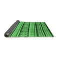 thumbnail image 2 of Ahgly Company Indoor Round Oriental Emerald Green Industrial Area Rugs, 5' Round, 2 of 4