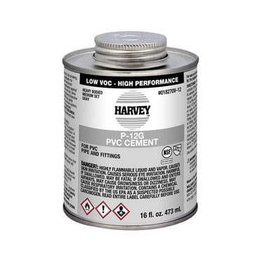16 oz Harvey Gray Cement for PVC
