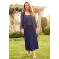 thumbnail image 5 of Catherines Women's Plus Size Embroidered Jacket Dress, 5 of 6