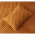 thumbnail image 6 of Chezmoi Collection Teo 3-Piece White Queen Size Quilt Set - Diamond Stitch Stone-Washed Super Soft Microfiber Lightweight Quilted Bedspread Coverlet Set for All Seasons, 6 of 11