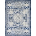 thumbnail image 1 of Unique Loom Bromley Vintage Country Rug 9' x 12' Rectangular Blue/Ivory, 1 of 2
