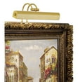 thumbnail image 2 of Possini Euro Design Possini Euro Calliope 16" Wide Light Gold Plug-In Picture Light, 2 of 5