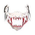 thumbnail image 1 of Máscara de Halloween decorativa práctica para hombres adultos conveniente accesorio de disfraz medio Blanco, 1 of 9