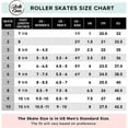 thumbnail image 6 of Skate Gear Cute Roller Skates Holiday Gifts for Children (Black, Youth 2), 6 of 9