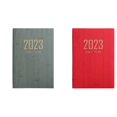 thumbnail image 1 of 2 uds portátil A5 diario cuaderno , objetivos hábitos seguimiento académico diario  negocios cuaderno diario A5 plan diario 2023 rojo negruzco verde Yotijar  almohadillas para escribir cuadernos, 1 of 10