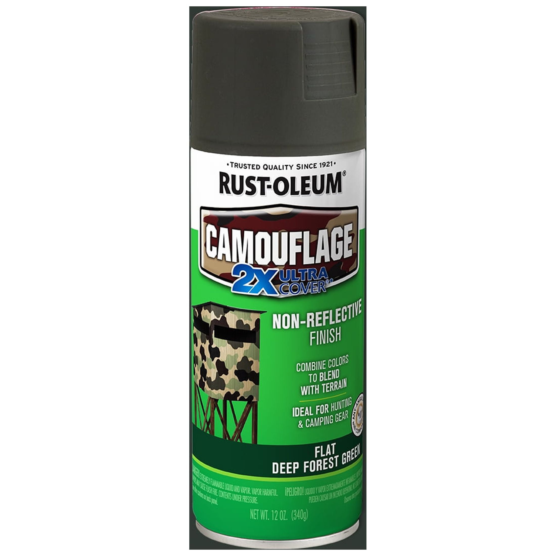 Rust-Oleum Specialty 12 oz. Deep Forest Green Camouflage Spray Paint  1919830 - The Home Depot