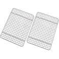 thumbnail image 1 of Set of 2, Oven Safe Grid Wire Rack for Cooking and Baking - 20cm x 25cm, 1 of 4