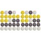 thumbnail image 1 of Bola de Ratán, 48 Piezas de Bolas Decorativas de 2 Pulgadas Orbes Florero Tazones de Llenado, 1 of 7