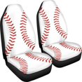 thumbnail image 3 of Xoenoiee Baseball Ball Pattern Auto Seat Covers Car Accessories for Interior Decor, Car Front Seat Covers, Universal Fit Most Cars SUV Truck, 3 of 6